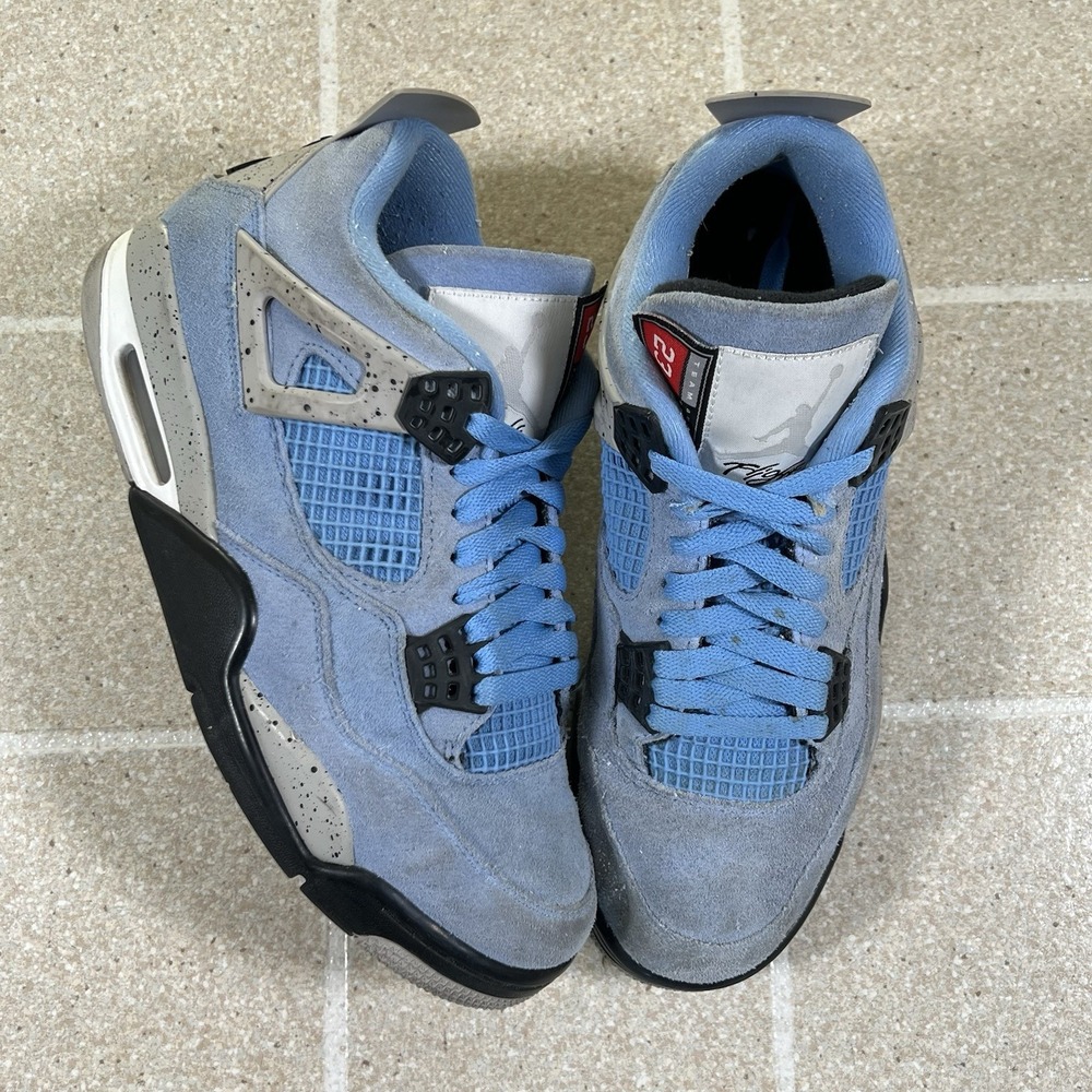 Nike Air Jordan 4 Retro 'University Blue' CT8527-400 Size 8 Mens